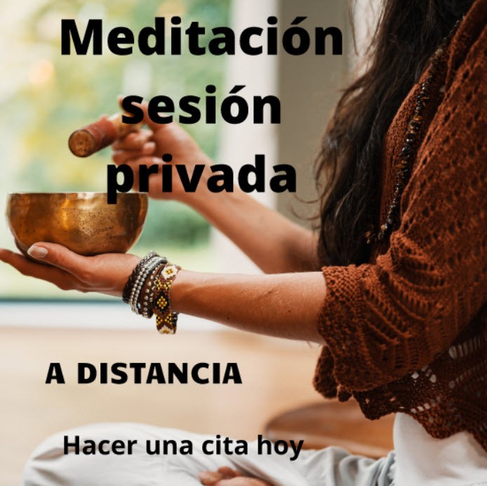 Meditación sesión privada A Distancia